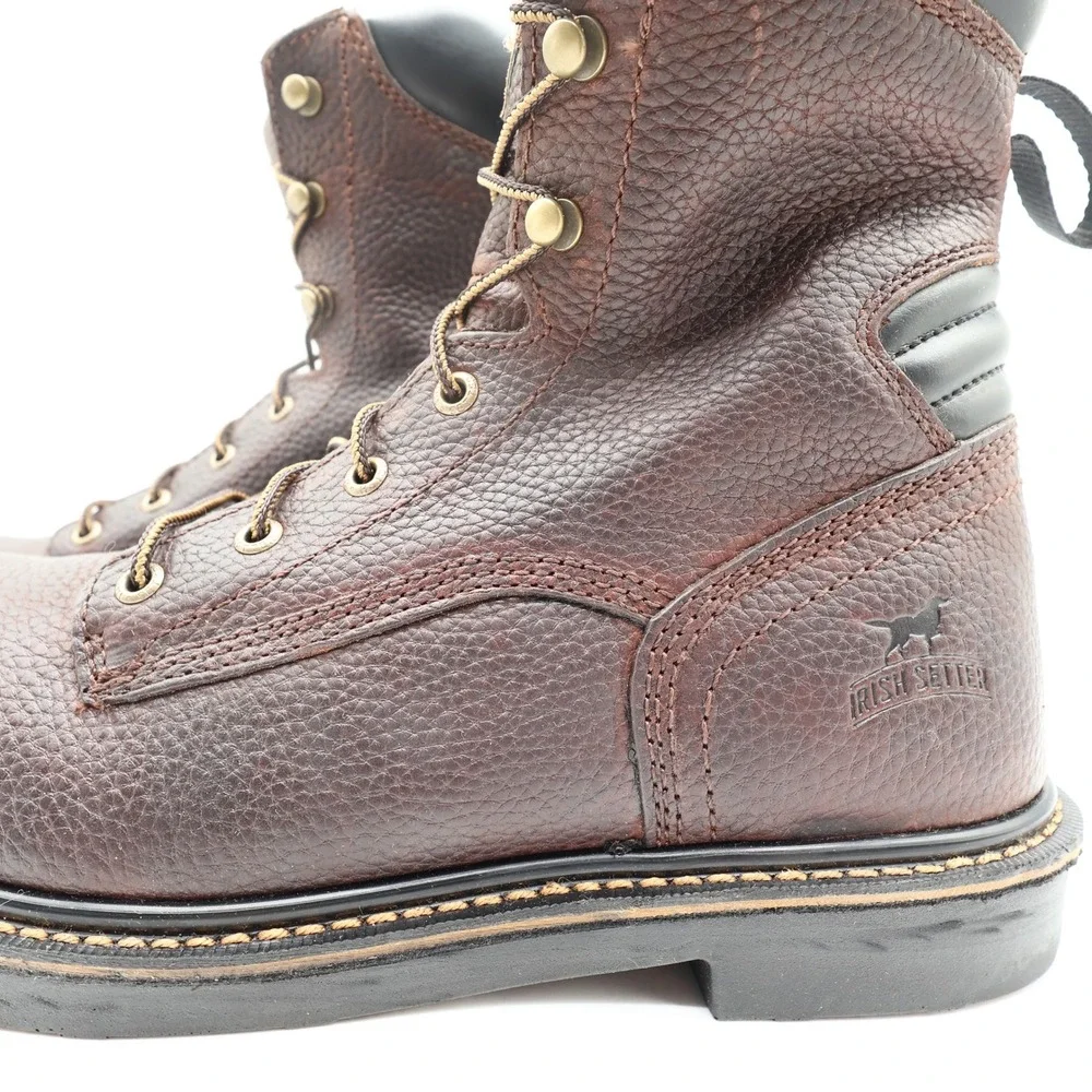 Irish Setter Boots Mens 9.5 D Farmington Leather Work 83803 Soft Toe NIB